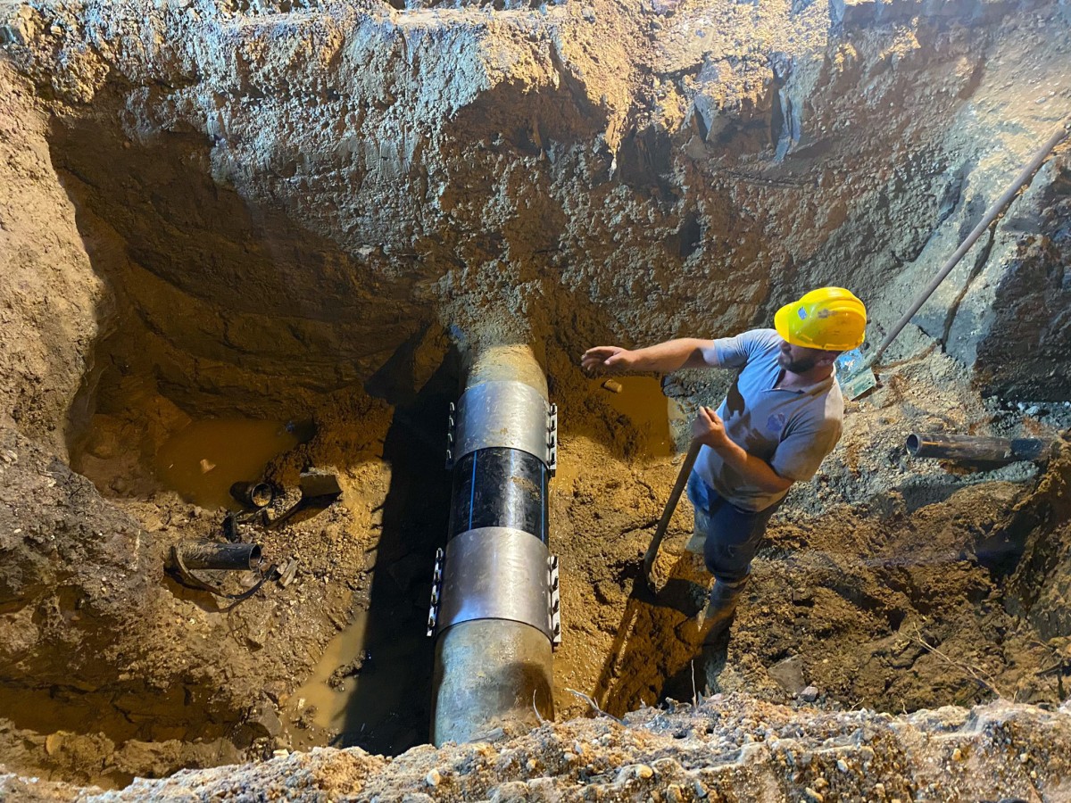 EKİPLERİMİZ SU PATLAKLARINA KARŞI ETKİLİ ÇALIŞMA YÜRÜTTÜ