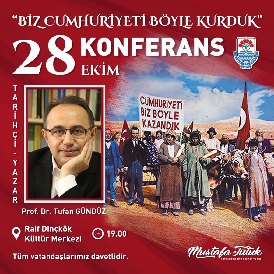 29 EKİM YALOVA’DA ÇEŞİTLİ ETKİNLİKLERLE KUTLANACAK