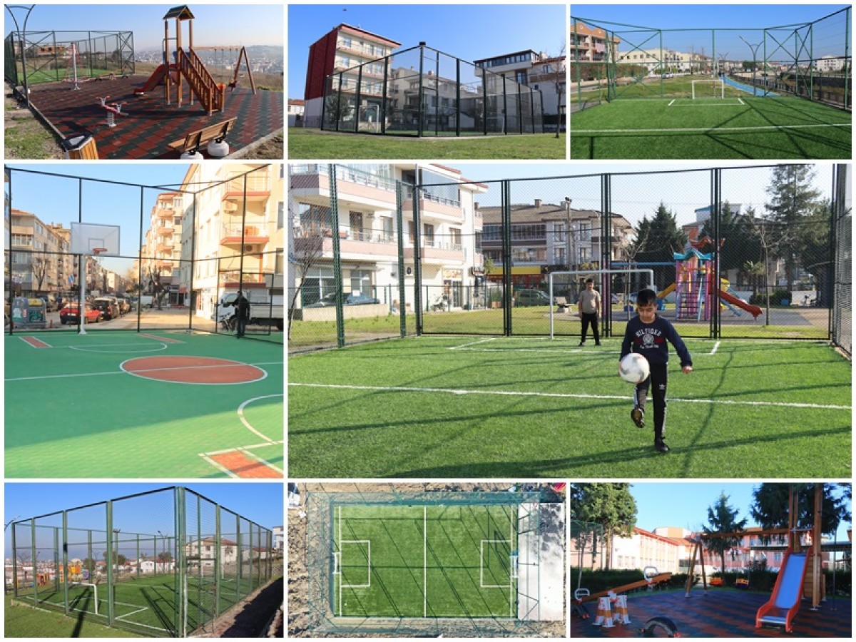 3 YENİ MİNİ HALI SAHA KAZANDIRILDI