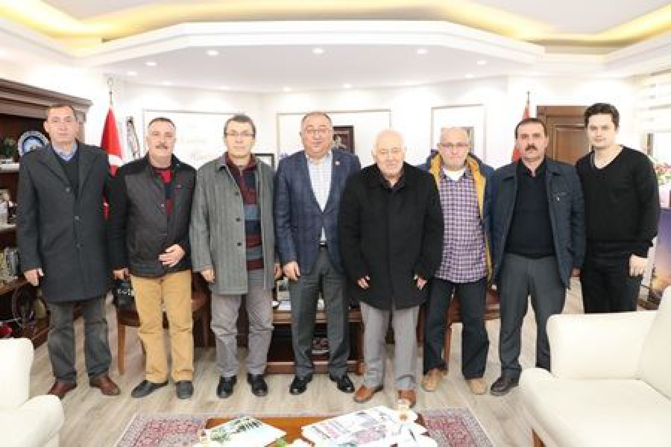 ACARSPOR YÖNETİMİ’NDEN BAŞKAN SALMAN’A ZİYARET