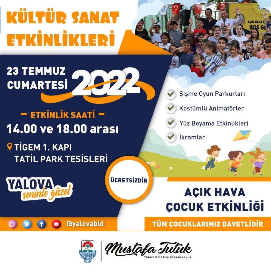 AÇIK HAVA ÇOCUK ETKİNLİĞİ DEVAM EDİYOR