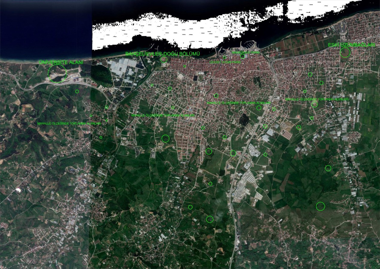 AFET TOPLANMA ALANLARI İÇİN YENİ YERLER BELİRLENDİ