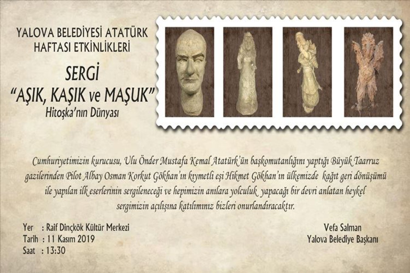 AŞIK, KAŞIK VE MAŞUK SERGİSİ YALOVALILARLA BULUŞUYOR