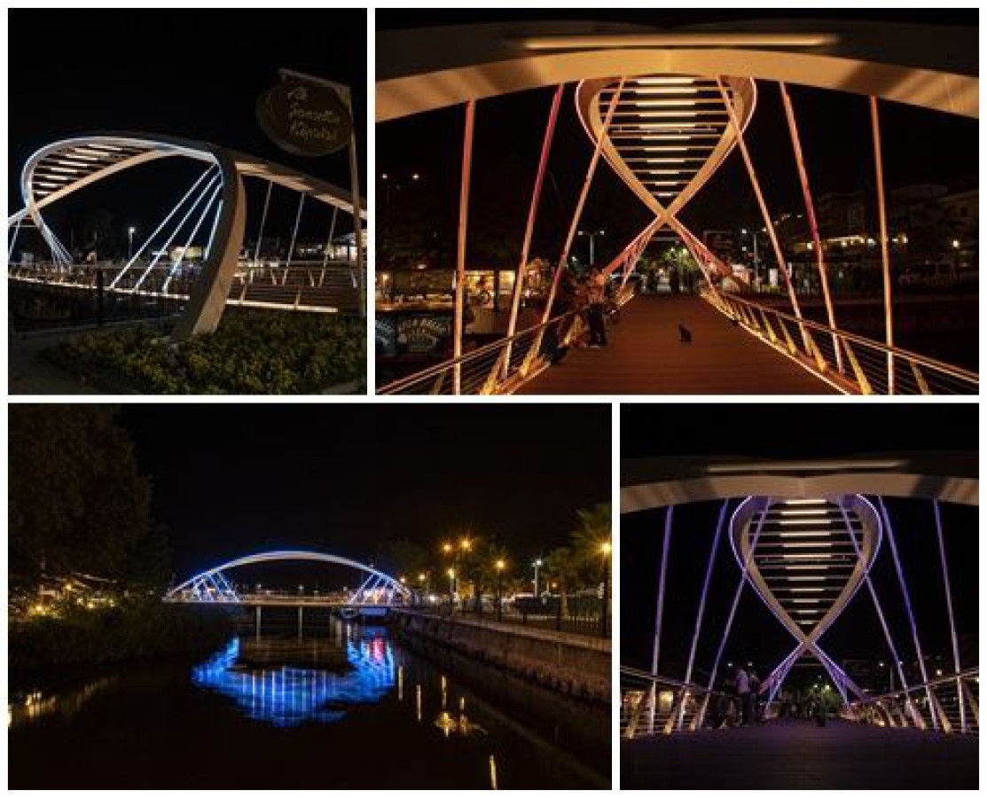 AŞK KÖPRÜSÜ RENGARENK OLDU