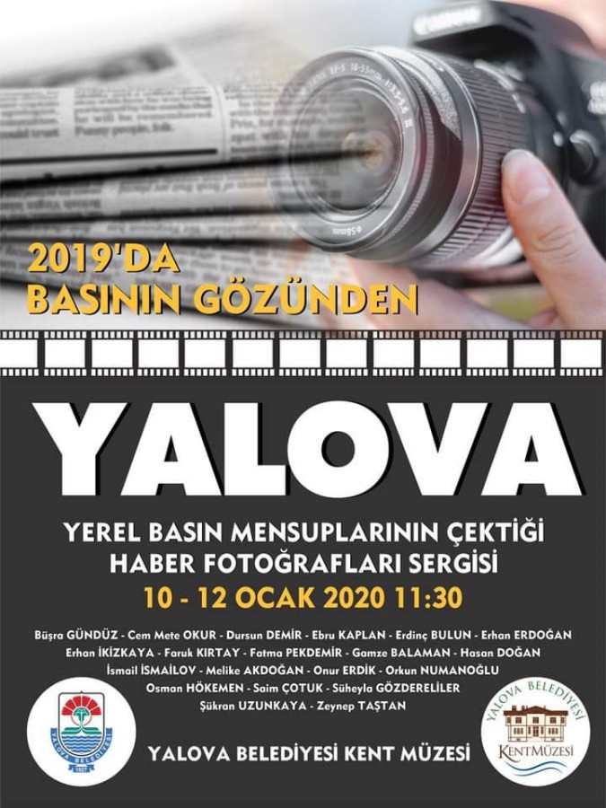 BASININ GÖZÜNDE YALOVA SERGİSİ 10 OCAK’DA AÇILIYOR