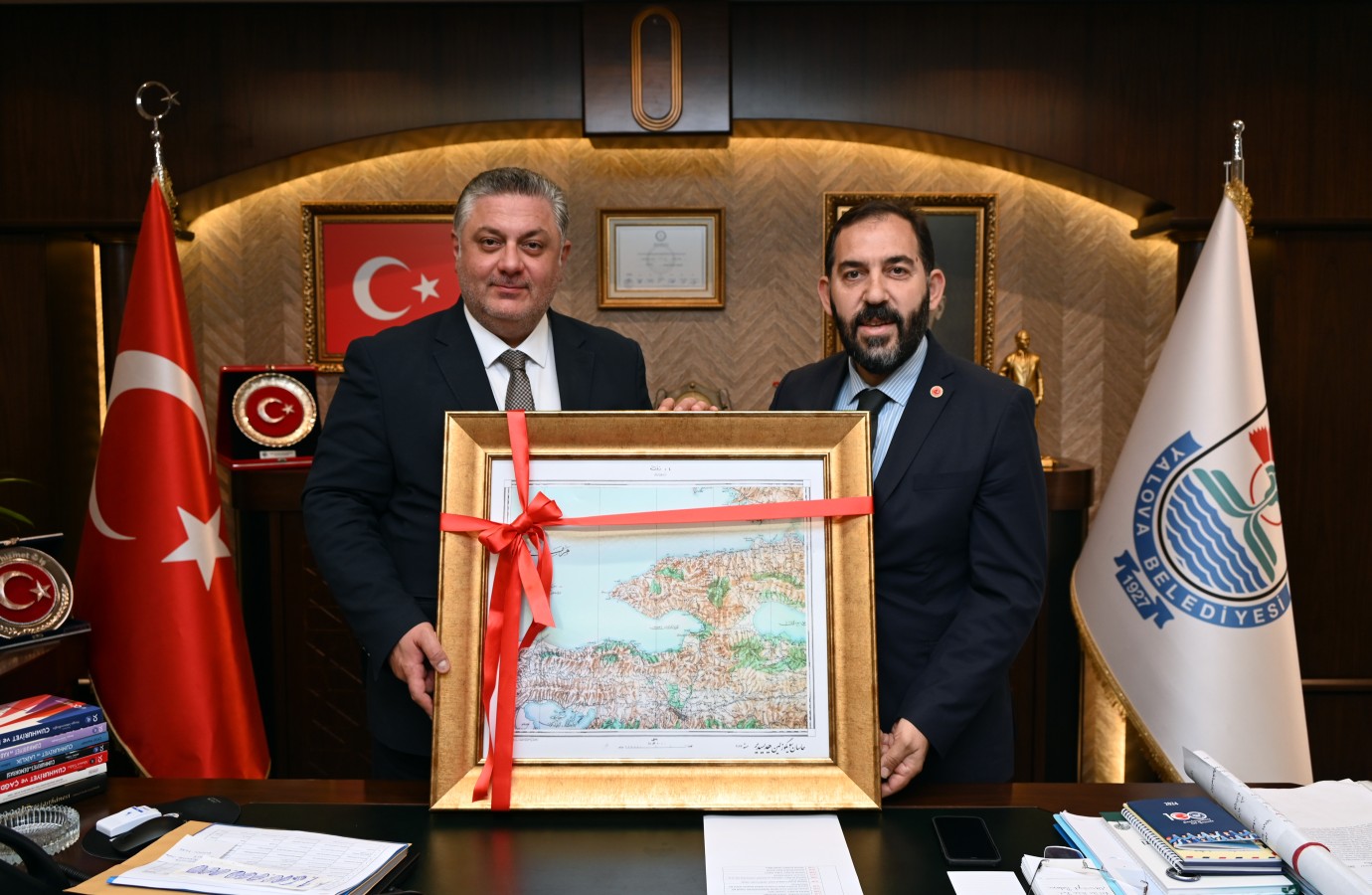 BAŞKAN GÜREL, SOYGÜZEL’İ AĞIRLADI