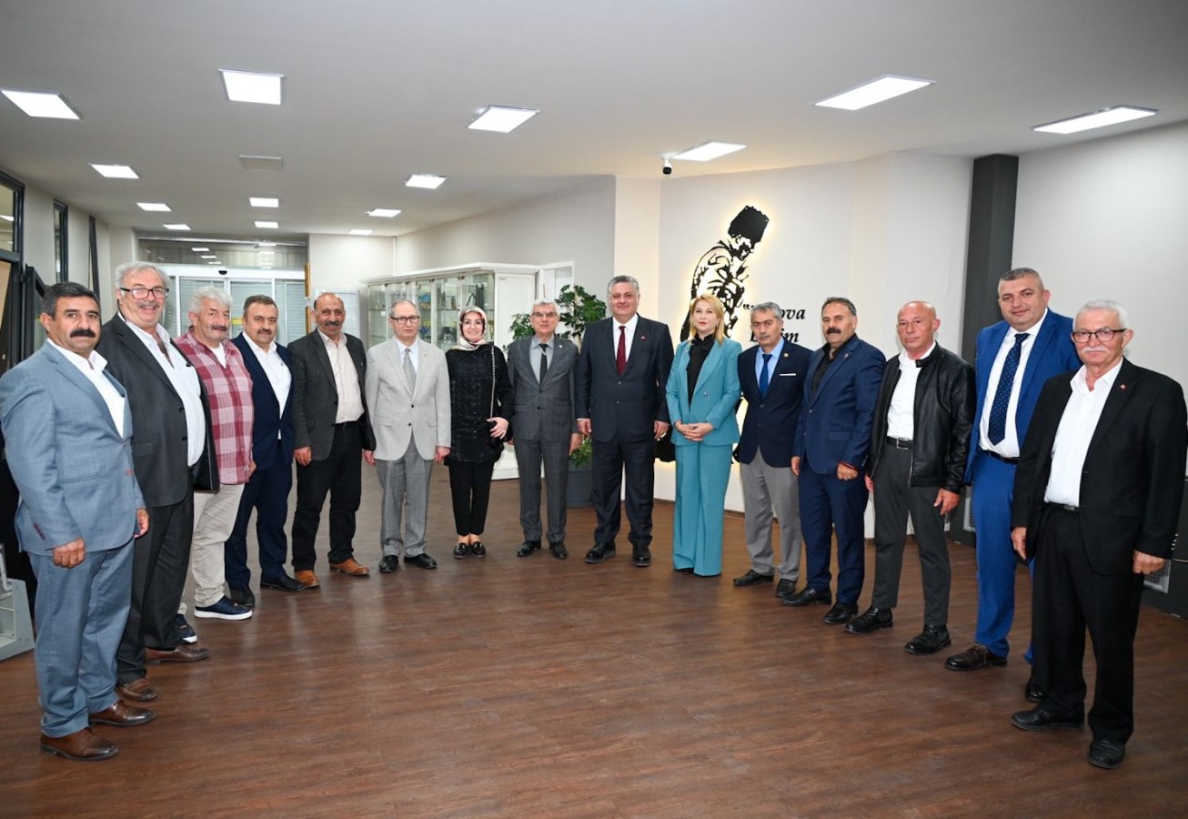 BAŞKAN GÜREL’E TEBRİK ZİYARETLERİ DEVAM EDİYOR