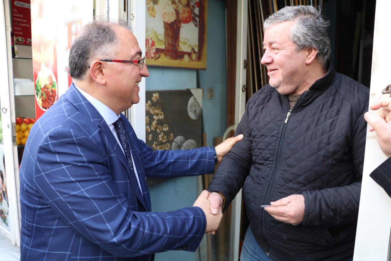 BAŞKAN SALMAN ESNAF ZİYARETLERİNE DEVAM EDİYOR