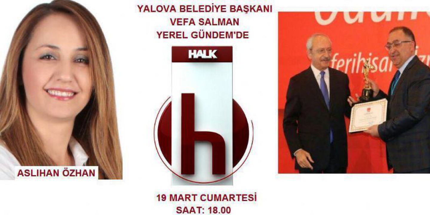 Başkan Salman Halk TV’de