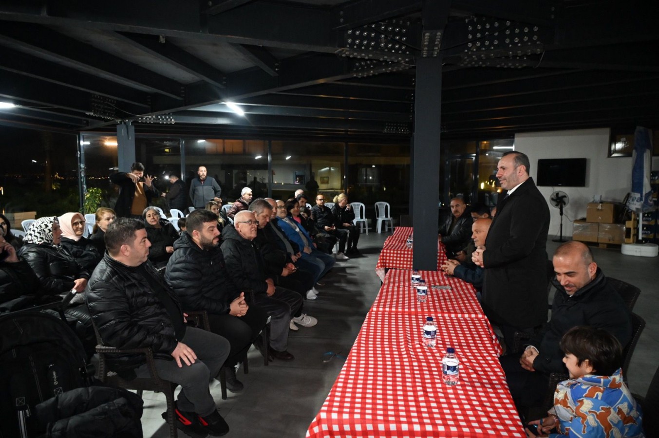 BAŞKAN TUTUK ROYAL BLUE SİTE SAKİNLERİNİN KONUĞU OLDU