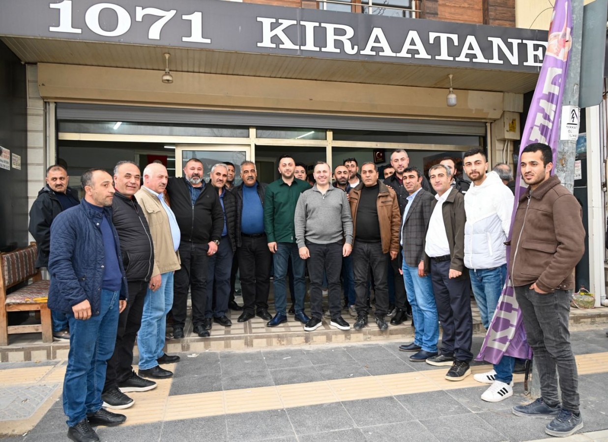 BAŞKAN TUTUK’TAN KAHVEHANE ZİYARETİ