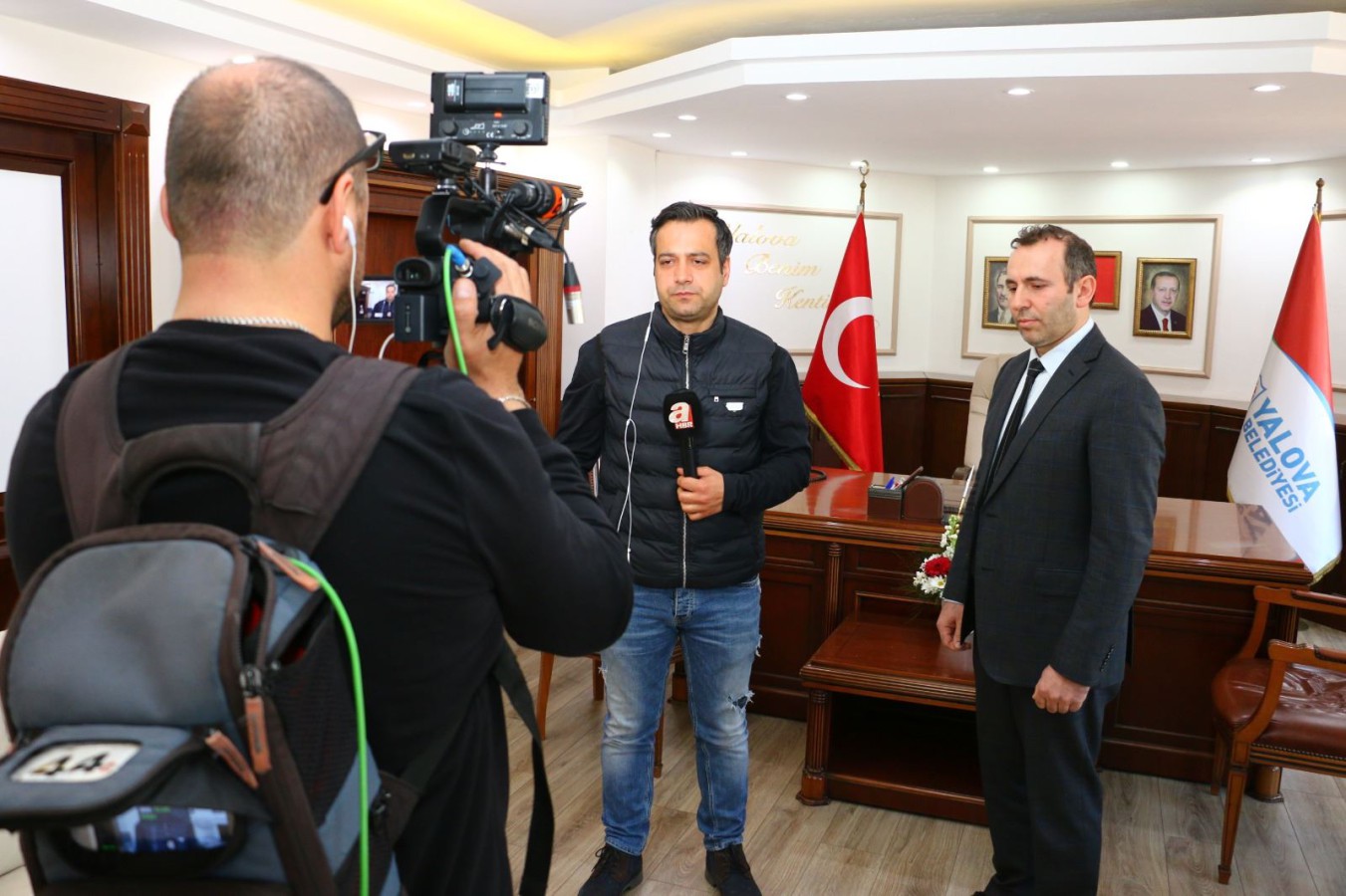 BAŞKAN VEKİLİ MUSTAFA TUTUK A HABER CANLI YAYINININ KONUĞU OLDU