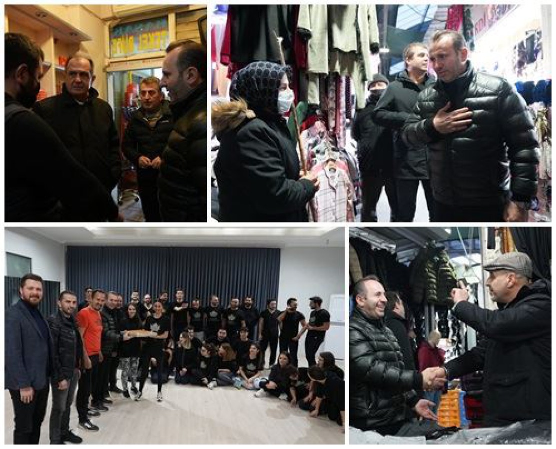 BAŞKAN VEKİLİ MUSTAFA TUTUK ESNAF ZİYARETLERİNE DEVAM EDİYOR