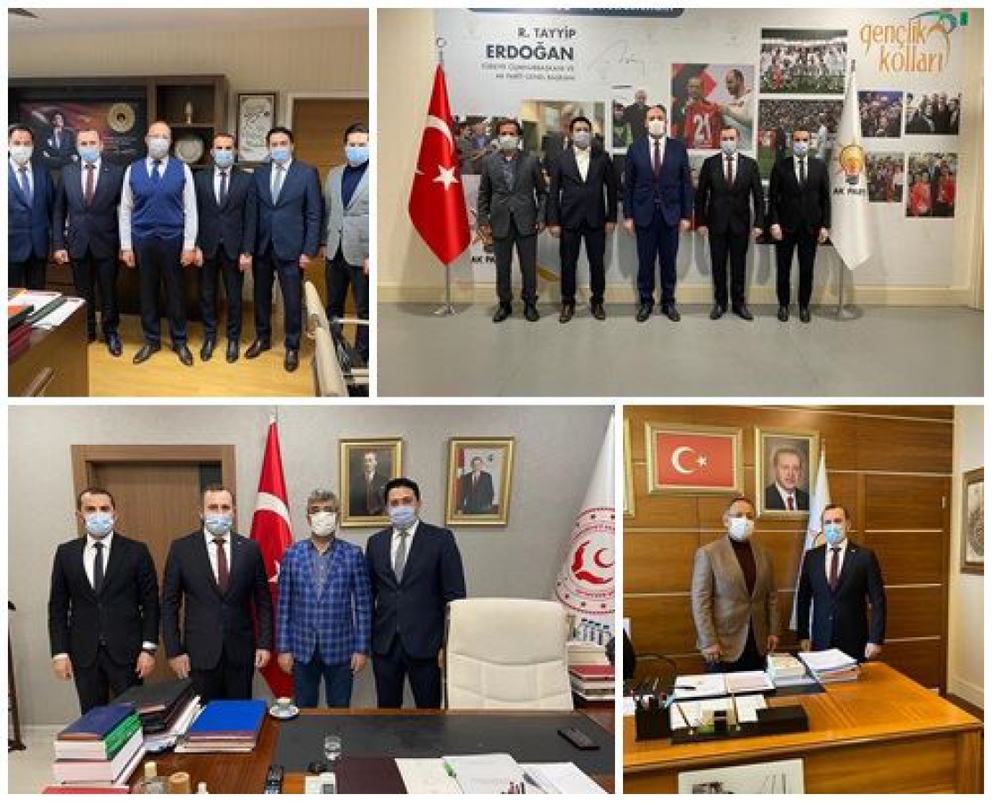 BAŞKAN VEKİLİ TUTUK, ANKARA’DA PROJELERİ GÖRÜŞTÜ