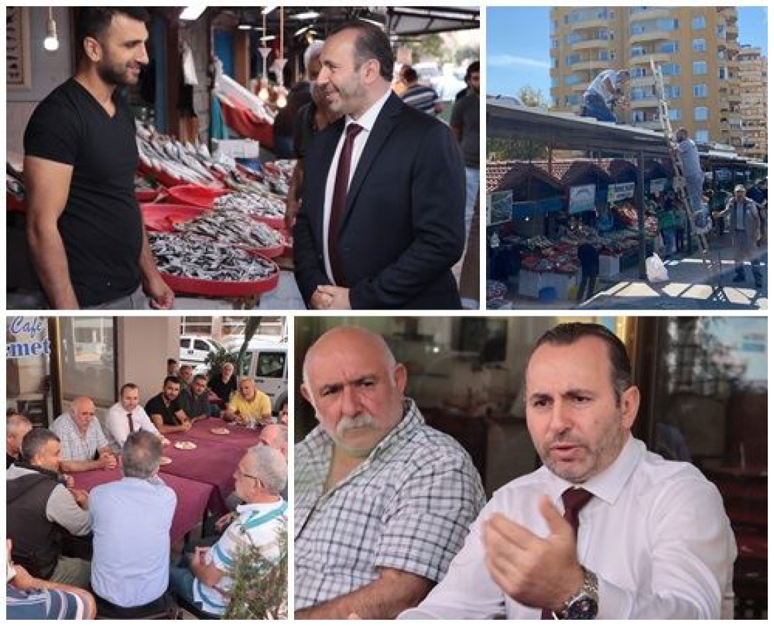 BAŞKAN VEKİLİ TUTUK “BALIK PAZARINDA SORUNU ÇÖZDÜK”