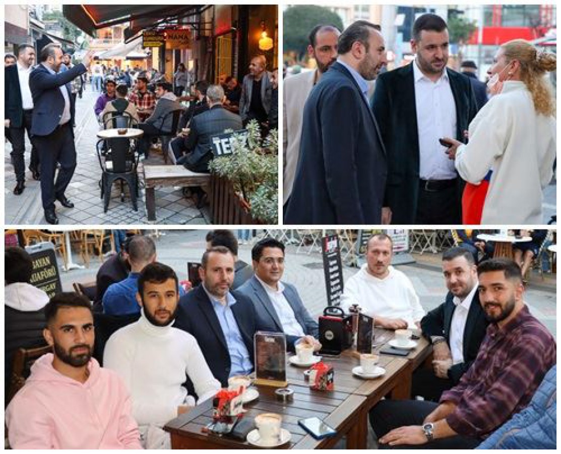 BAŞKAN VEKİLİ TUTUK ESNAF VE VATANDAŞLARLA BULUŞTU