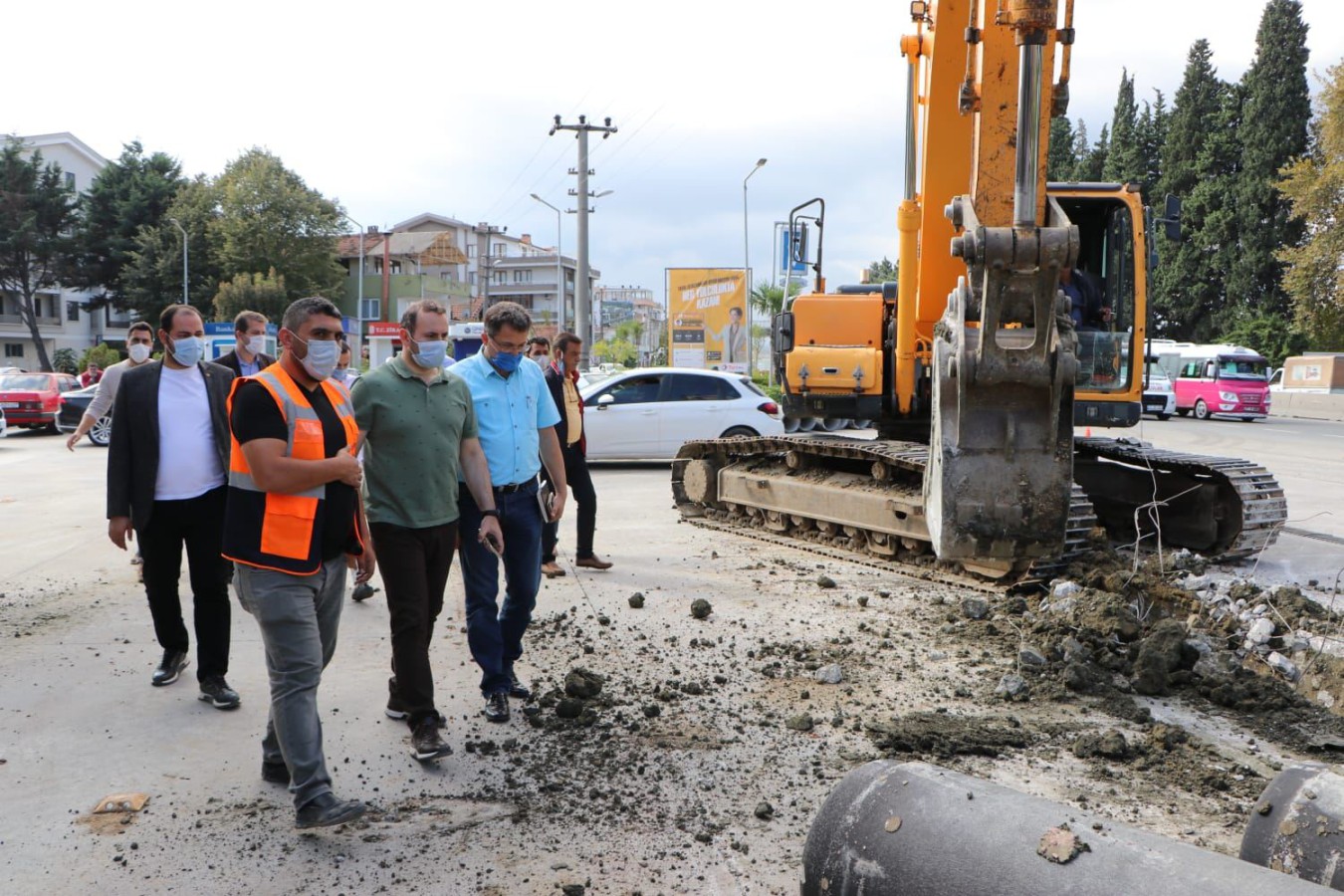 BAŞKAN VEKİLİ TUTUK HAFTASONU MESAİSİNDE İNCELEMELERDE BULUNDU