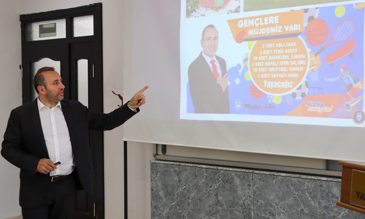 BAŞKAN VEKİLİ TUTUK HİZMETLERİNİ ANLATMAYA DEVAM EDİYOR