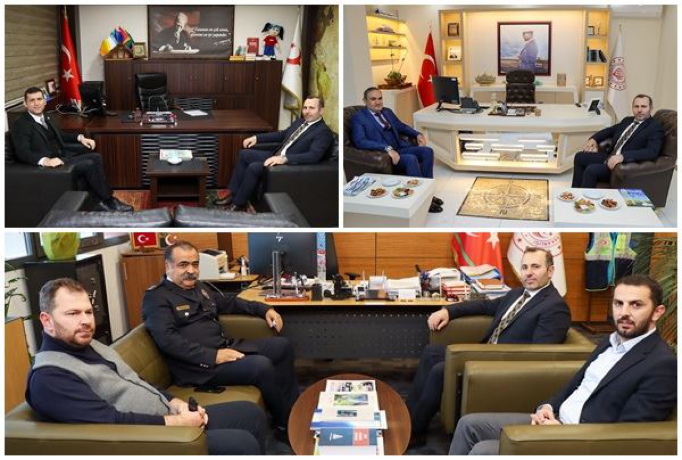 BAŞKAN VEKİLİ TUTUK KURUM MÜDÜRLERİNİ ZİYARET ETTİ