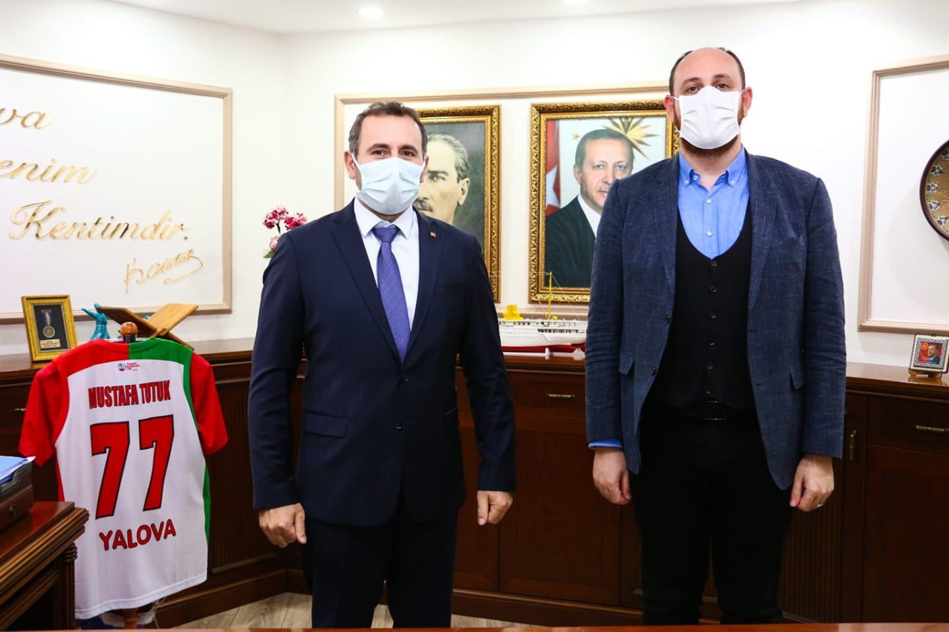 BAŞKAN VEKİLİ TUTUK, MİLLETVEKİLİ BÜYÜKGÜMÜŞ’Ü AĞIRLADI