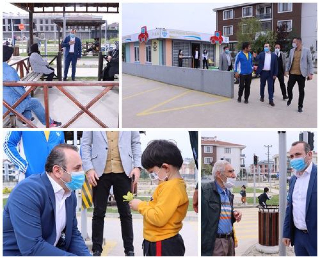 BAŞKAN VEKİLİ TUTUK “TRAFİK EĞİTİM PARKINI ESKİSİNDEN DAHA İYİ HALE GETİRECEĞİZ”