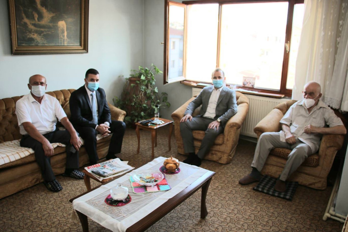 BAŞKAN VEKİLİ TUTUK’TAN KORE GAZİSİNE ZİYARET