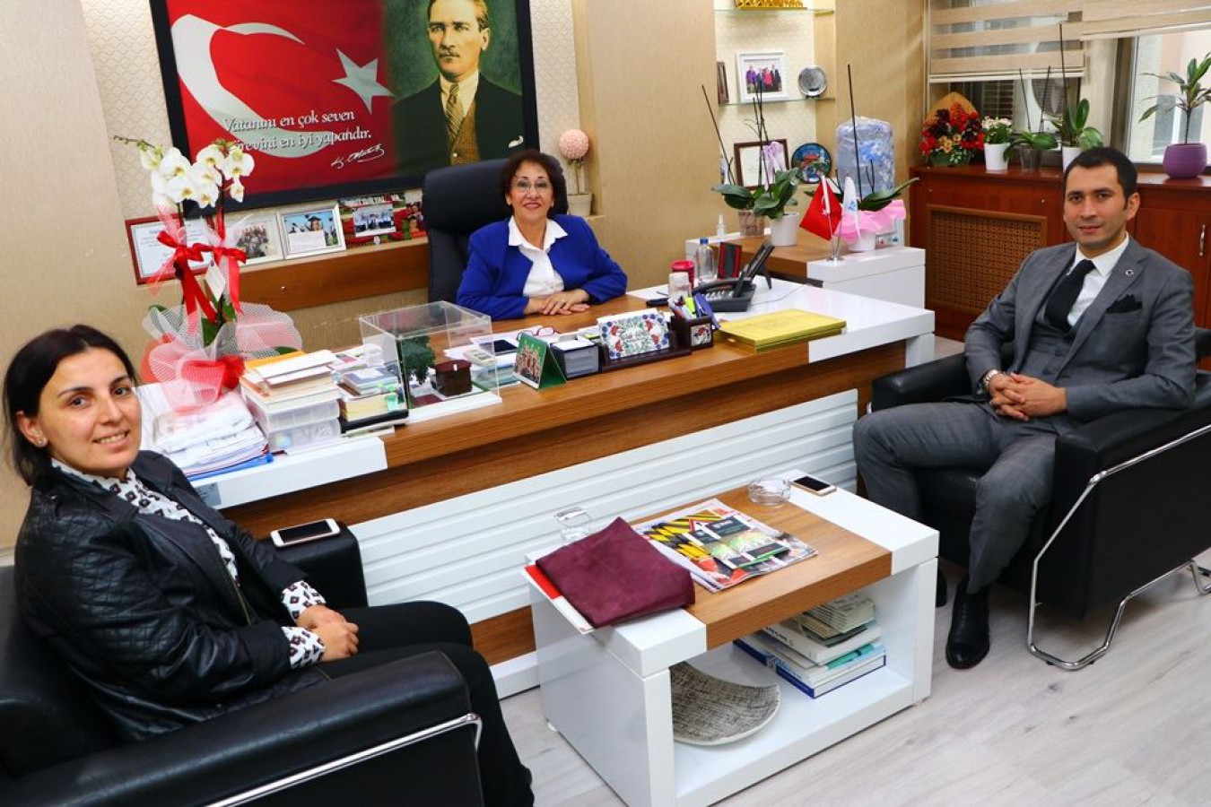 BAŞKAN YARDIMCISI GÜNER, KÜÇÜK’Ü AĞIRLADI