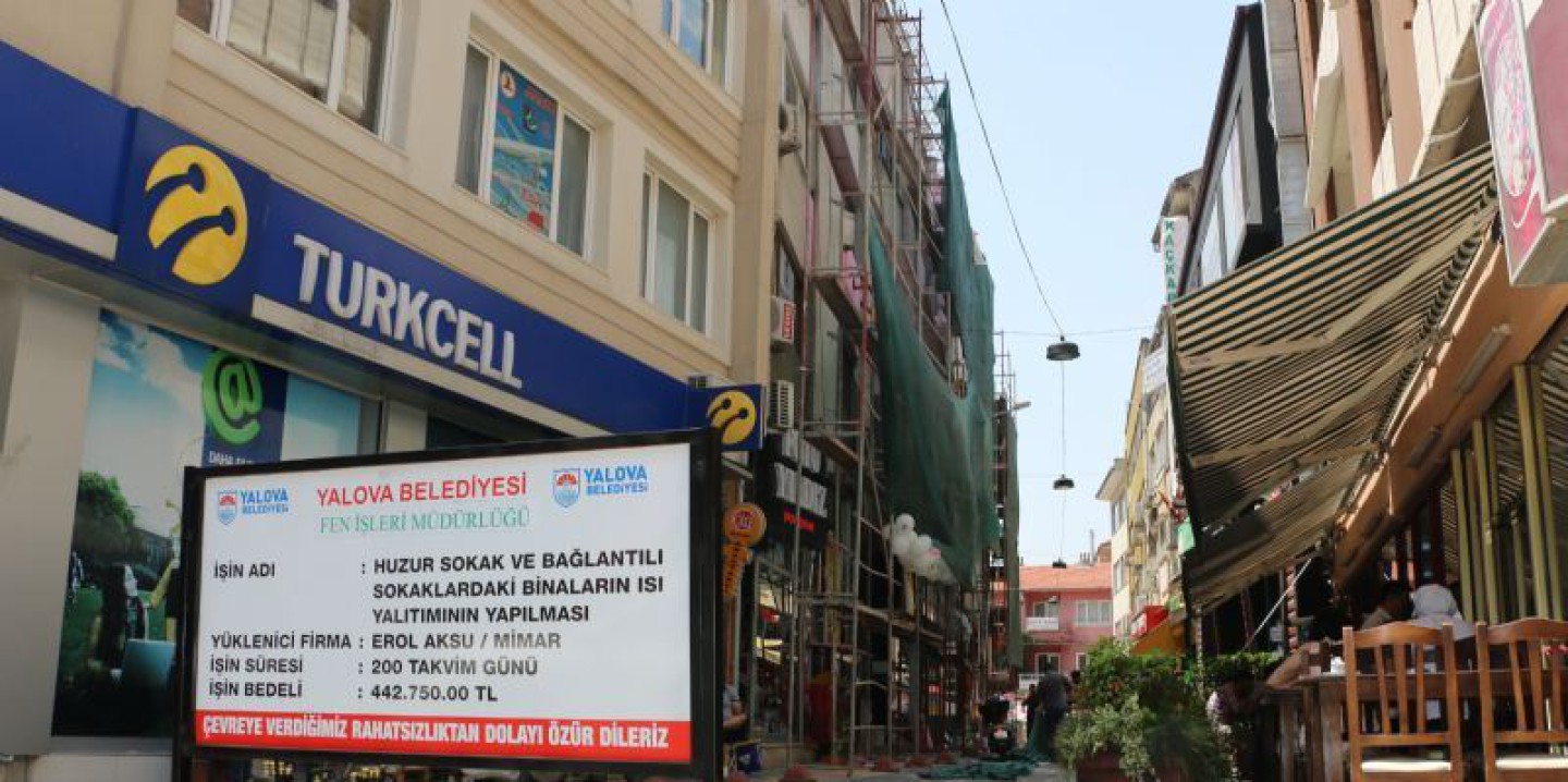 BİNA CEPHELERİ İYİLEŞTİRİLMEYE BAŞLANDI