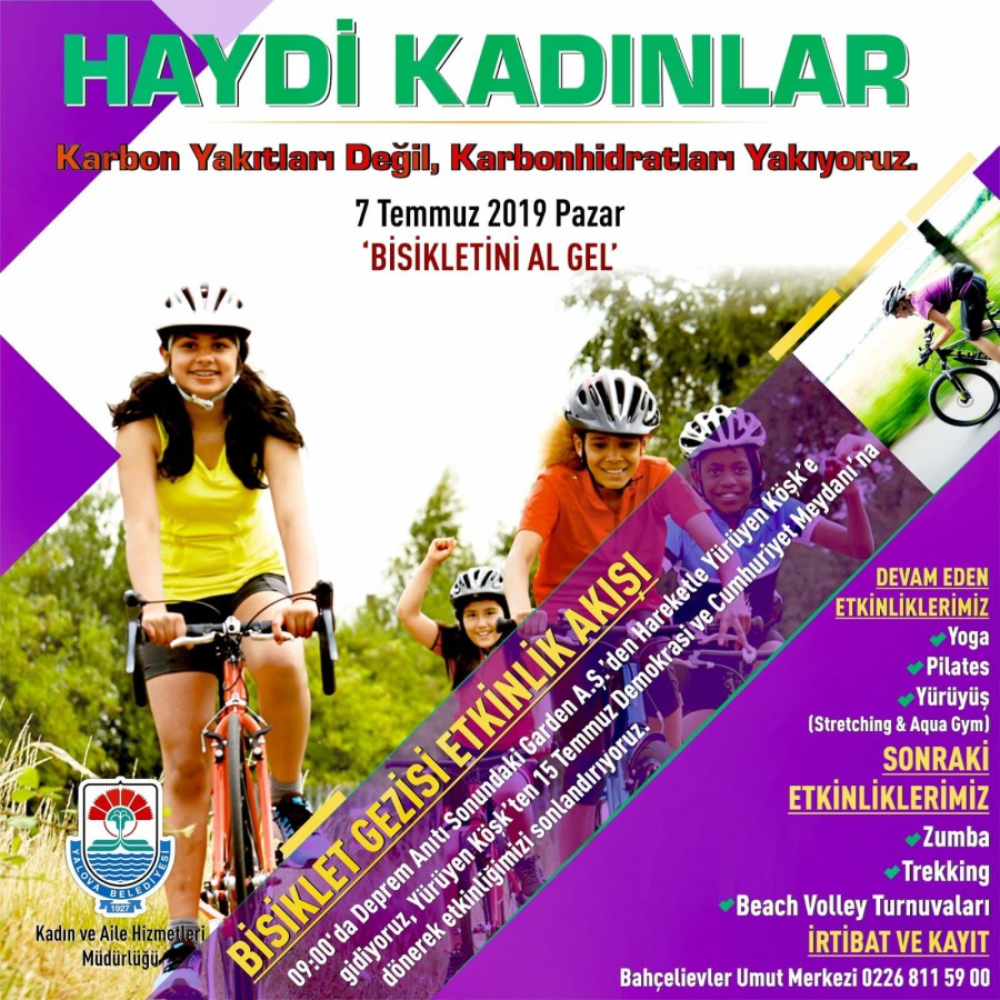 BİSİKLETİNİ AL GEL ETKİNLİĞİ BAŞLIYOR