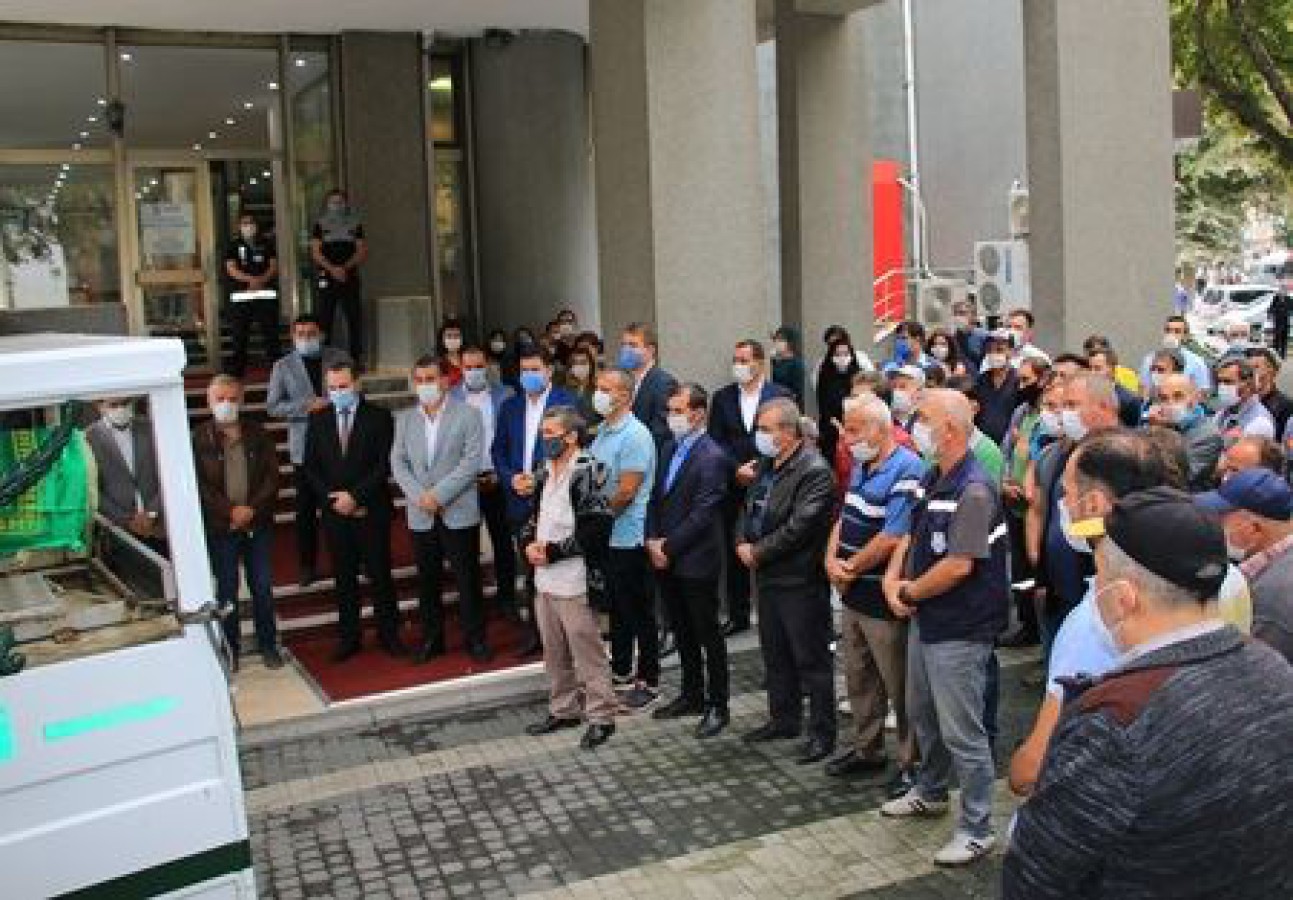 ÇALIŞMA ARKADAŞIMIZA SON GÖREVİMİZİ YERİNE GETİRDİK