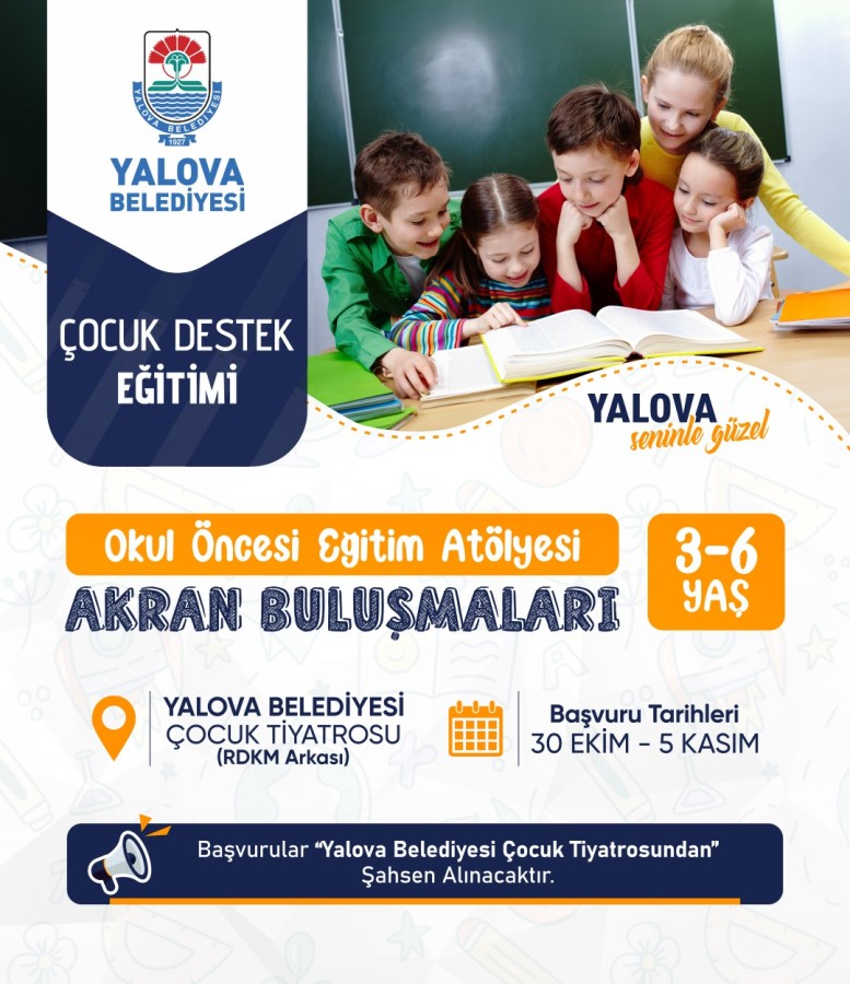 ÇOCUK DESTEK EĞİTİMLERİ BAŞLIYOR