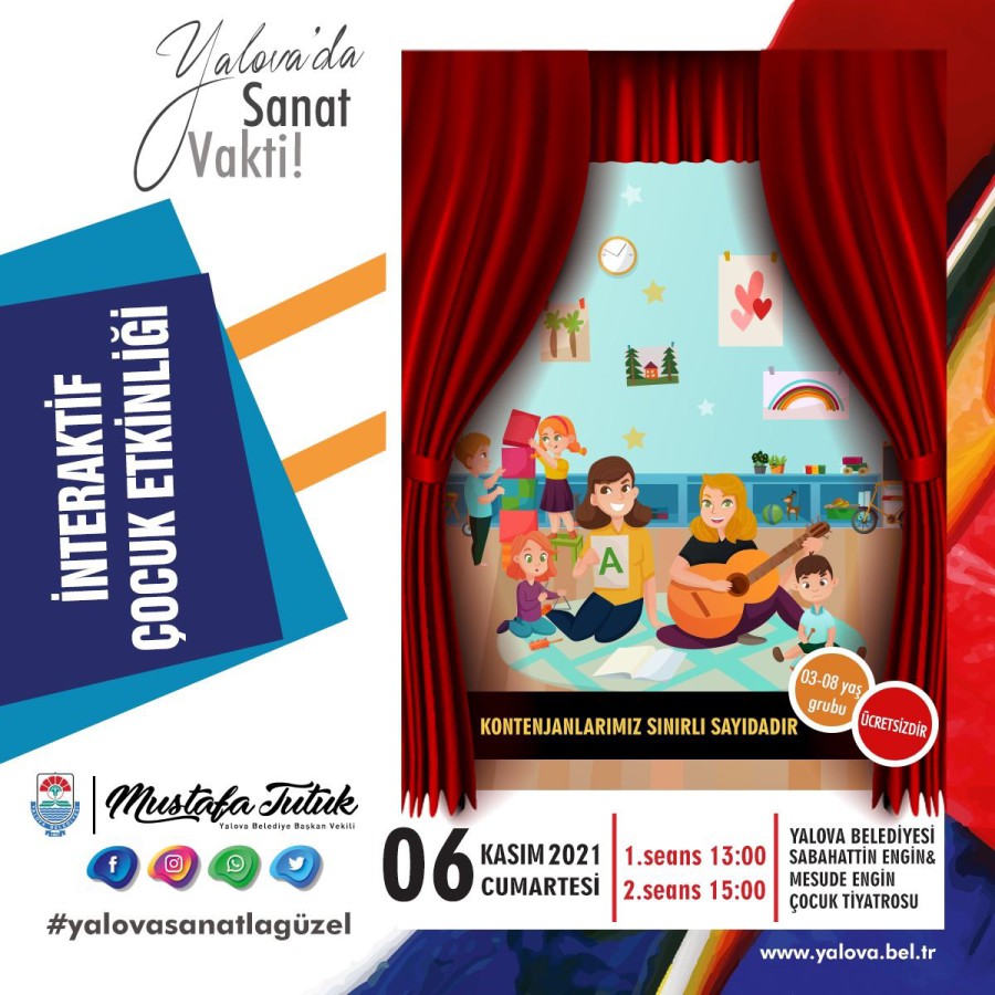ÇOCUKLAR İÇİN BU SEFER İNTERAKTİF GÖSTERİ SAHNELENECEK