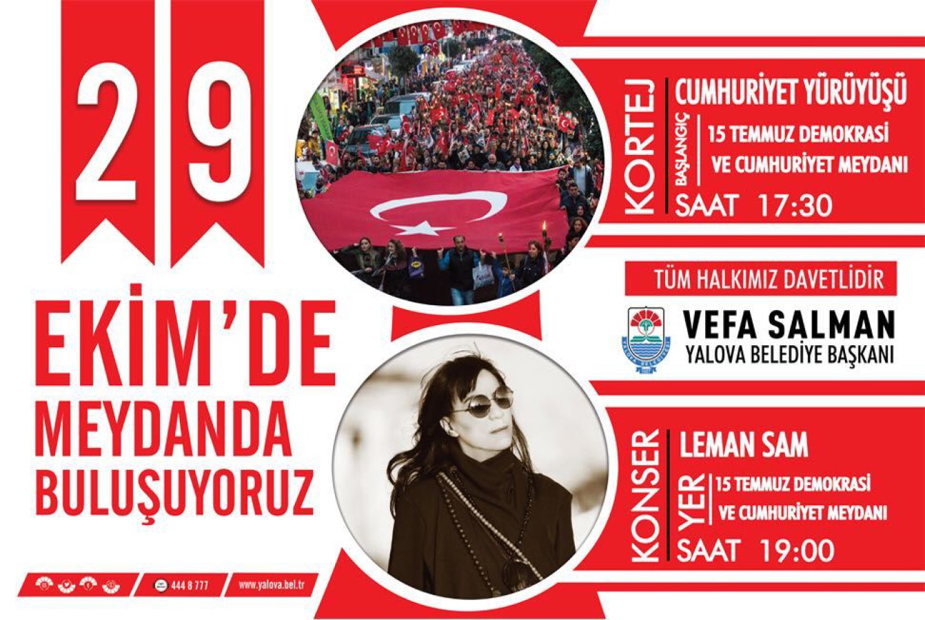 CUMHURİYET BAYRAMINI COŞKUYLA KUTLAYACAĞIZ