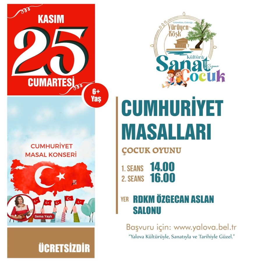 CUMHURİYET MASALLARI RDKM’DE ÇOCUKLARLA
