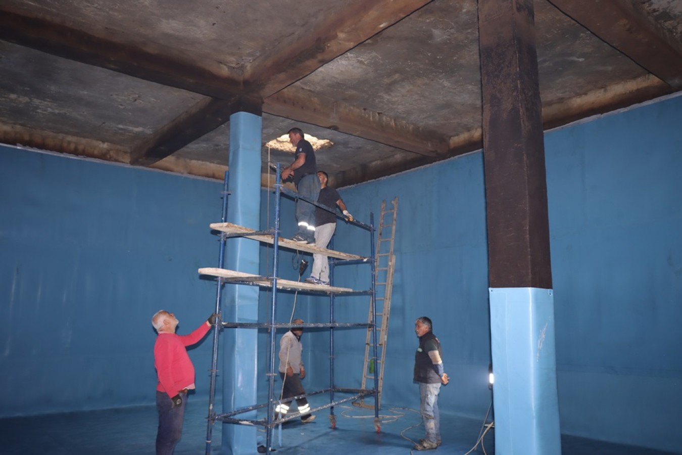 DAHA KALİTELİ SU İÇİN DEPOLAR MEMBRAN İLE KAPLANIYOR