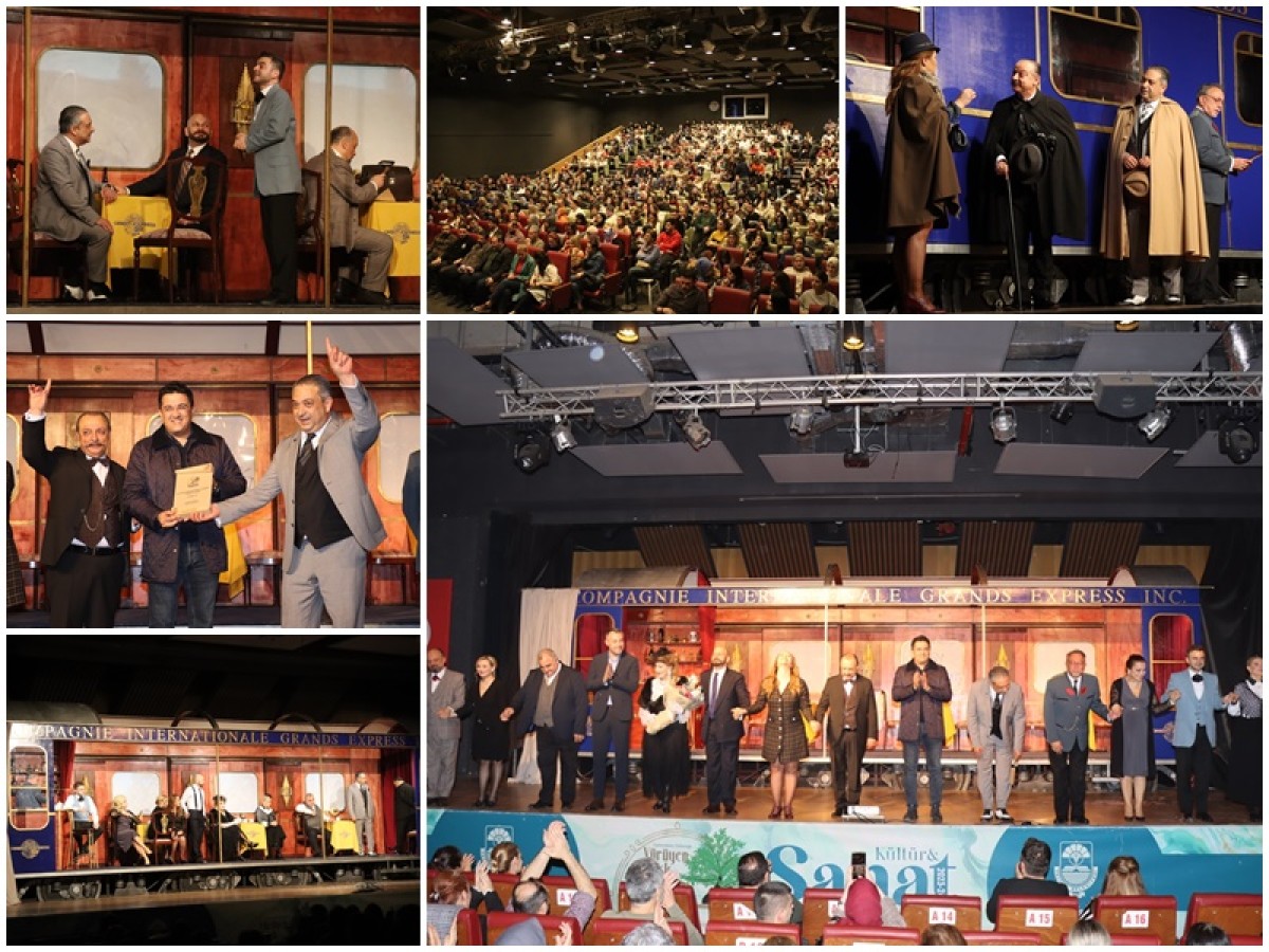 DOĞU EKSPRESİNDE CİNAYET TİYATRO OYUNU SANAT SEVERLERLE BULUŞTU