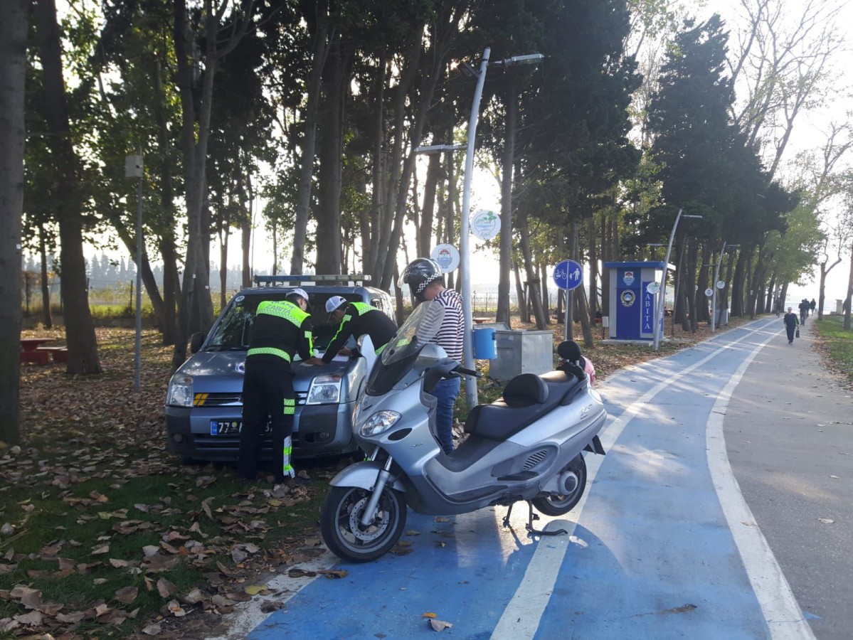 DOĞU SAHİL BANDI VE GAZİPAŞA CADDESİNDE DENETİM YAPILDI