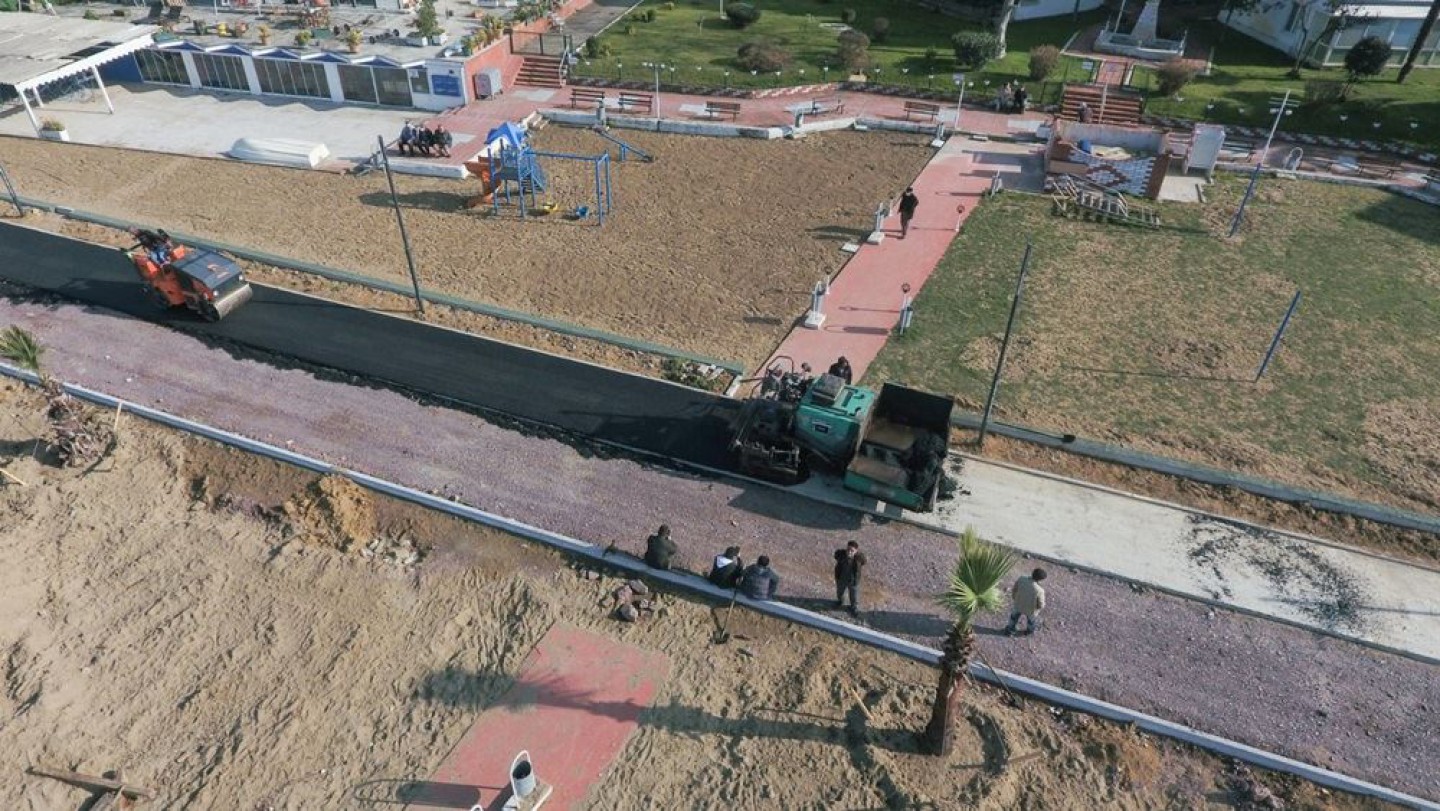 DOĞU SAHİL BANDINDA ÇALIŞMALAR DEVAM EDİYOR