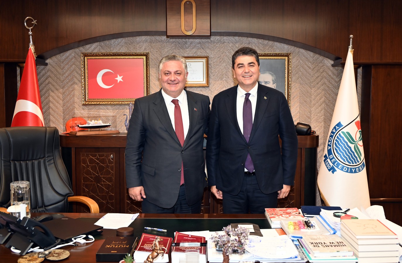 DP GENEL BAŞKANI UYSAL'DAN BAŞKAN GÜREL'E ZİYARET