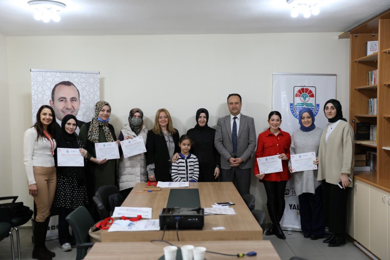 GEBE OKULUNDA 5 HAFTALIK EĞİTİM SÜRECİ SONA ERDİ