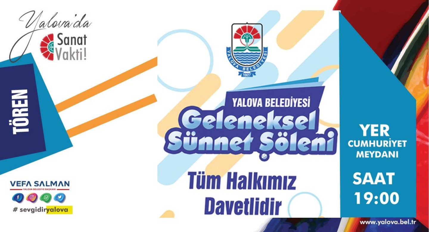GELENEKSEL SÜNNET ŞÖLENİ BAŞLIYOR