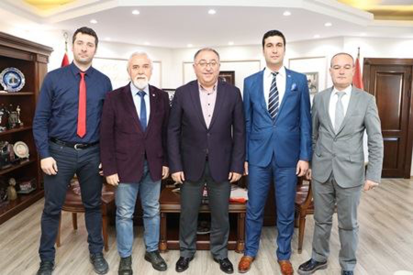 HAKEMLERDEN BAŞKAN SALMAN’A ZİYARET