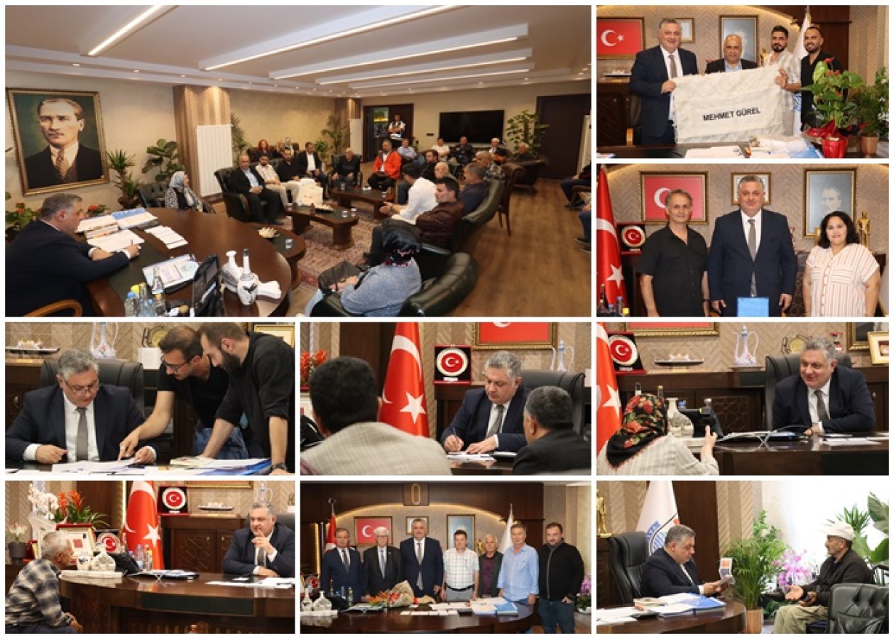 HALK GÜNÜ’NDE BAŞKAN GÜREL MİSAFİRLERİNİ AĞIRLADI