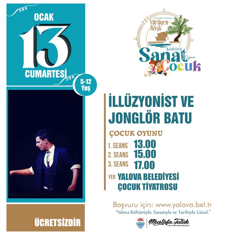 HER HAFTA SONU ÇOCUKLAR İÇİN EĞLENCE ZAMANI