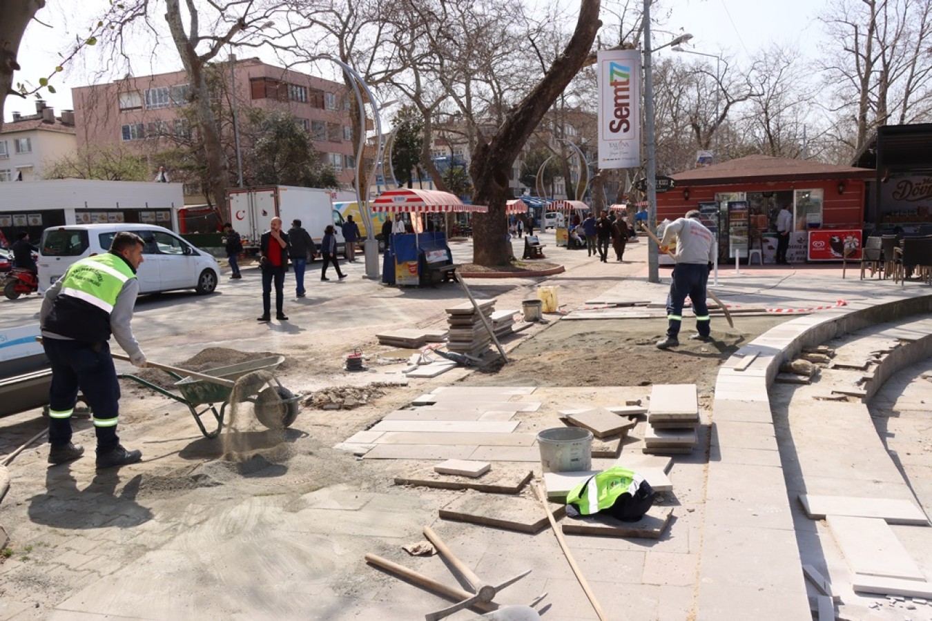 HER NOKTADA ÇALIŞMALAR DEVAM EDİYOR