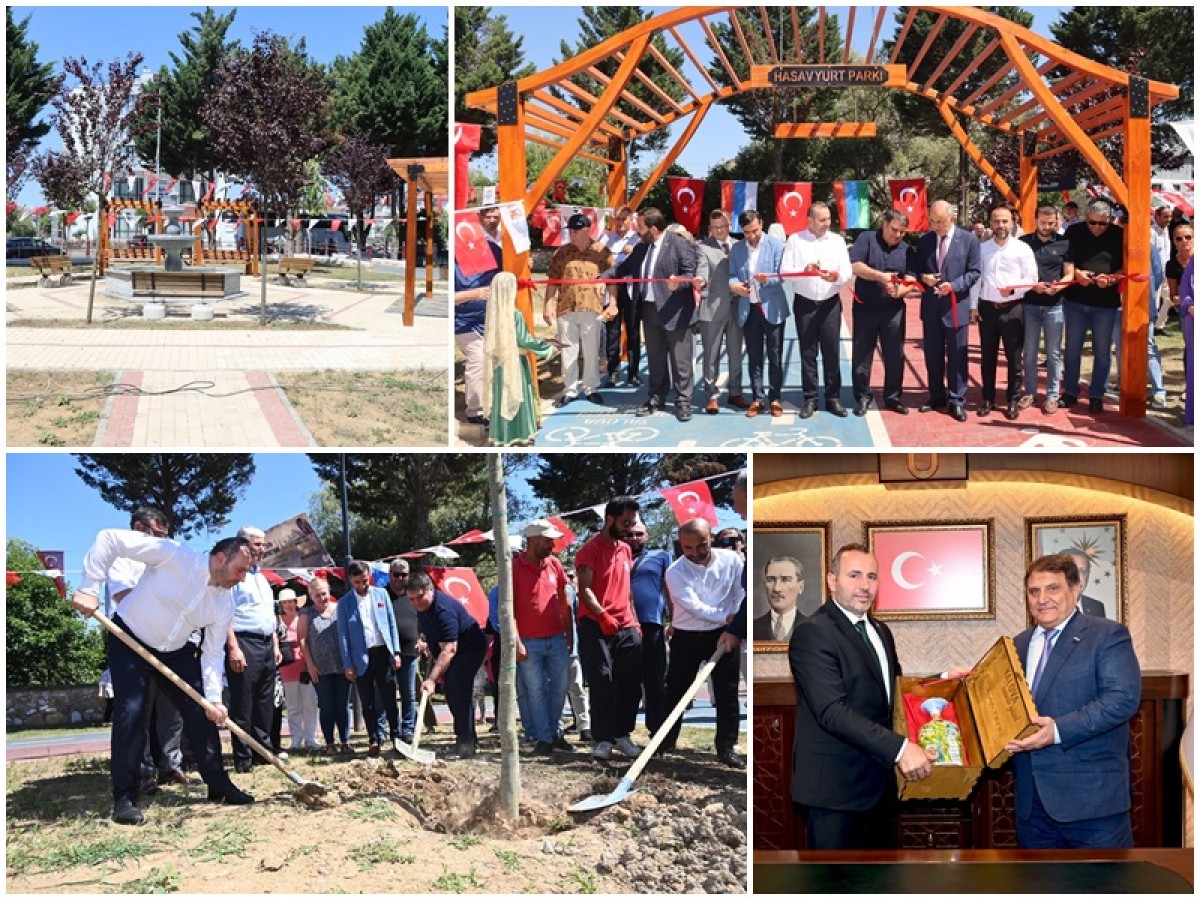 KARDEŞ ŞEHİR HASAVYURT PARKI TÖRENLE AÇILDI