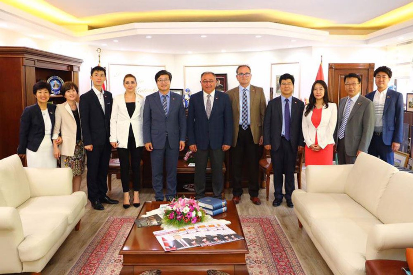 KARDEŞ ŞEHİRLERDEN BAŞKAN SALMAN’A ZİYARET