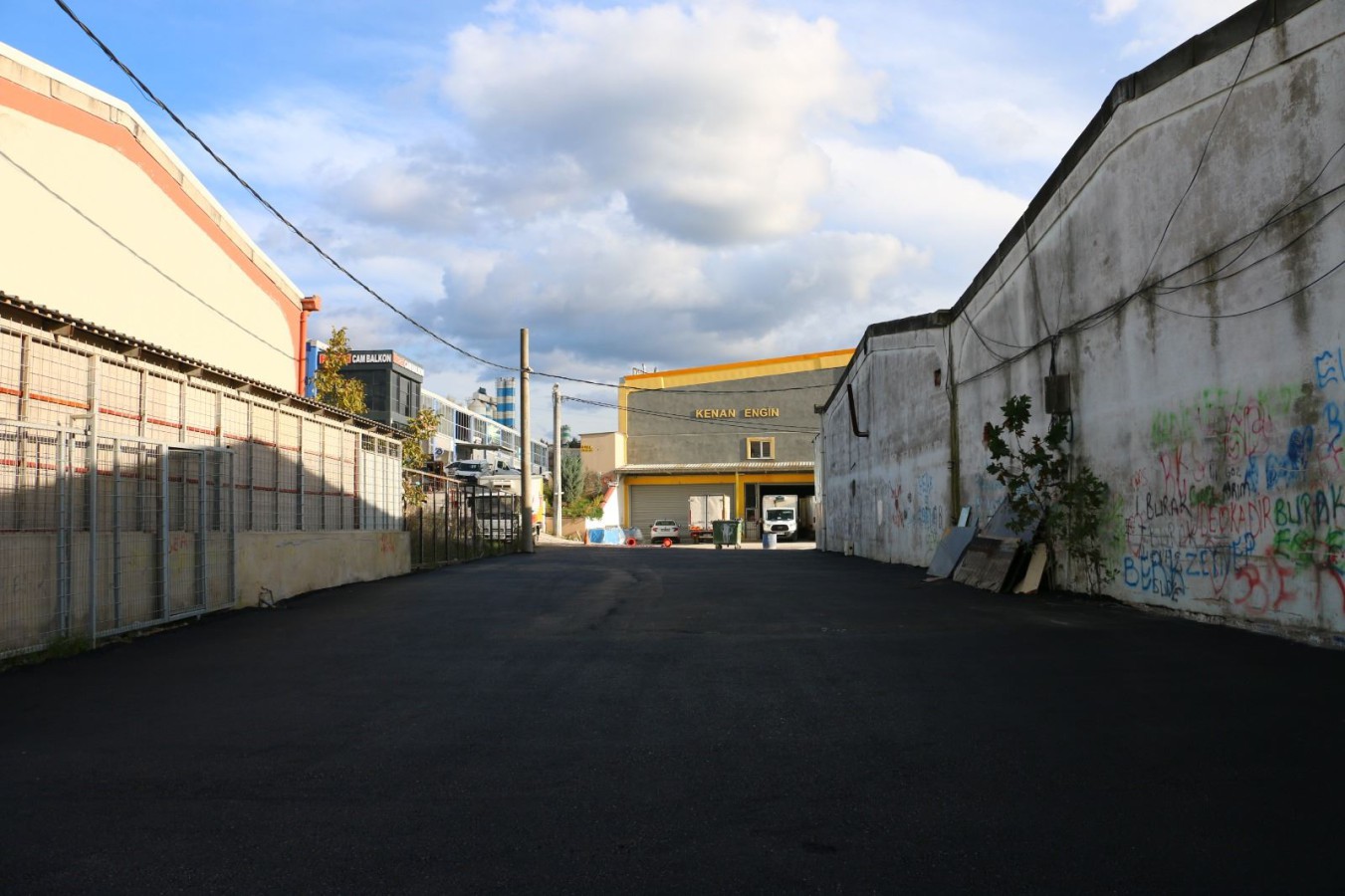 KİRAZLI SANAYİ SİTESİ YOL SORUNU ÇÖZÜME KAVUŞTU