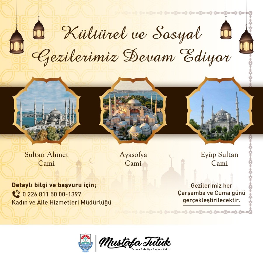 KÜLTÜR VE SOSYAL GEZİLER DEVAM EDİYOR