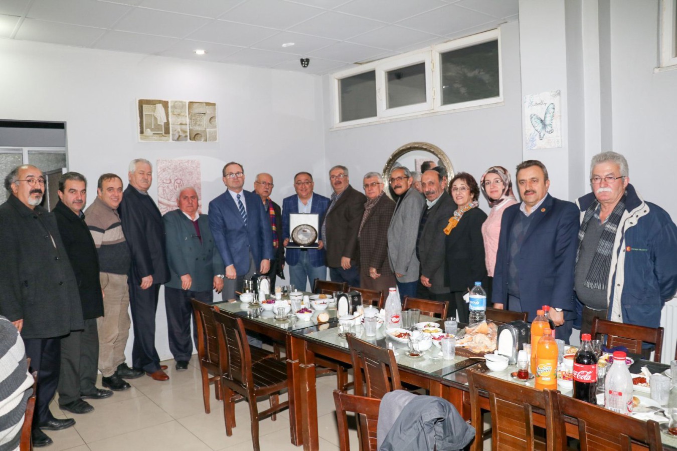 MAHALLE MUHTARLARI İLE AYLIK OLAĞAN TOPLANTI YAPILDI